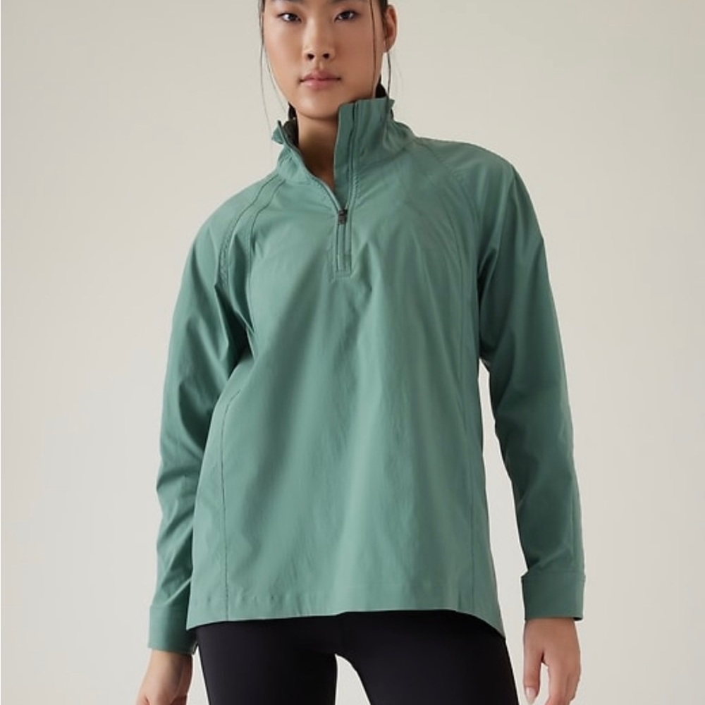 Advantage Poplin Top in Deep Ocean Teal
